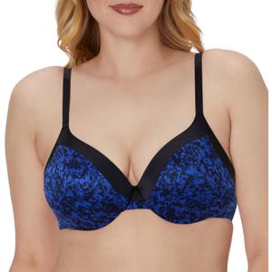 Maidenform Women's Comfort Devotion Underwire Bra, Convertible T-shirt Bra (Retired Colors) (Blue, XL)