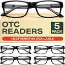 Gaoye 3.25 Professional Reading Glasses for All Day - Computer Readers with Blue Light Protection - Value Pack