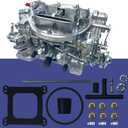 RoyalAir 4BBL Carburetor 1905 AVS2 Series Carburetor 650 cfm Square Flange New annular flow booster Non-EGR Manual Choke AVS2 Series Carburetor Replacement For Edelbrock 1905 AV2 Carburetor