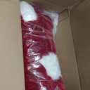 4 Pieces Mrs Claus Costume for Women, Adult Santa Costumes Claus Dress Christmas Outfit with Hooded Cape Gloves Belt (XX-Large)