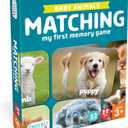 Chuckle & Roar Baby Animals Matching Memory Game for Kids Ages 3+ Preschool Concentration Board Game for Toddlers, Cute Animal Learning Game