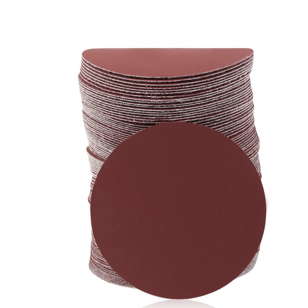 SPEEDWOX 100pcs Sanding Discs 3 Inch Sandpaper 2000 Grit Hook and Loop Sanding Discs for Drill Grinder Rotary Tools No Hole
