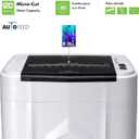 Aurora AU120MB 120-Sheet Auto Feed High Security Micro-Cut Paper Shredder / 30 Minutes (White/Black)