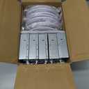 DAMINY 12 Pack 6 Inch LED Recessed Lighting with Junction Box,5CCT,Ultra-Thin Recessed Light,10W 1100LM, Dimmable Canless Wafer Ceiling Light, High Brightness
