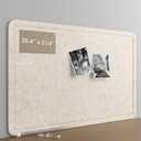 Large Felt Bulletin Board for Wall, 36"x24" Frameless Picture Board, Soft Felt Cork Board for Office, Home Planning & Office Wall Decor, Easy Install Pin Board