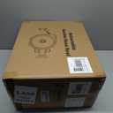 Retractable Garden Hose Reel 100 ft x 1/2 in,Super Heavy Duty Automatic Wall Mount Water Hoses Reels for Outdoor, Any Length Lock, Slow Return System,180 Swivel Bracket,10 Pattern Nozzle