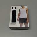 Under Armour Performance Men's Cotton Tank Top, Soft & Comfortable Base Layer T-Shirt for Everyday, Black, S, 2-Pack 