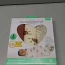 SwaddleMe by Ingenuity Monogram Collection Baby Swaddle, 100% Cotton, Improves Sleep & Calms Startle Reflex, 0-3 Months, Pocket Fold Design for Easy Changes, 1.0 TOG, 3-Pack - Rising Sun