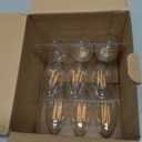 Depuley LED Light Bulbs E12: Candelabra Candle Light Bulb 4W Equivalent 40W Incandescent - LED Chandelier Light Bulbs 2700K Soft White - C35 Clear Filament Bulb E12 Base 500 LM 90+ CRI 12 Pack