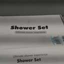 Shower Faucet Set with 10 Inch Rain Head and Handheld,Matte Black