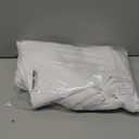 Sancua 2 Pack White Tablecloth 60 x 102 Inch, Rectangle 6 Feet Table Cloth - Stain and Wrinkle Resistant Washable Polyester Table Cover for Dining Tables, Buffet Parties and Camping