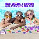 Dan&Darci Pool Gem Hunt Diving Game for Kids - Pools Toys for Kid Ages 6 7 8 9 10 11 12 Year Old - Water Games Swimming Dive Toy - Gifts for Girls, Boy Ages 6-8, 8-12, Summer Fun