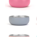 ShineMe Stainless Steel Bowls for Kids, 6 pack Toddler Bowls with Removable Colorful Silicone Sleeve, Unbreakable Baby Bowls for Soup, Cereal, Yogurt, Snacks, Pack of 3