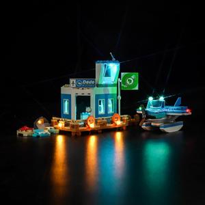 LED Lighting Kit for LEGO 77051 - for Fly with Dodo Airlines Enhances Nighttime Display Effect Perfectly Suited for Your Model (Lighting Kit Only, Model Not Included)