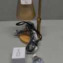 Innqoo Wood Color& Amber Candle Warmer Lamp with Timer, Dimmable Candle Warmer for Jar Candles, Height Adjustable Wax Melts Warmer, Birthday Gifts for Women Mom, House Warming Gifts New Home Decor