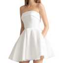Short Homecoming Prom Dresses Glitter Party Cocktail Dress V-Neck Wedding Guest Summer Mini Dress Size 12
