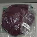 Women's Plus Size Milkmaid Dress Long Sleeve Square Neck Dress A-Line Flowy Maxi Wedding Guest Cocktail Formal Dresses (Burgundy) XXL