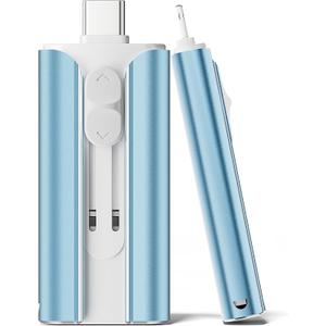 MFi Certified Flash Drive 512GB for iPhone Thumb Drive, USB Memory Stick iPhone Flash Drive Photo Stick for Photos Videos, High Speed External Storage Jump Drive for iPhone/iPad/Android/PC(Sky Blue)