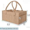 Mr. Pen- Baby Diaper Caddy Organizer, Earthy Clay, Nursery Storage Bin and Car Organizer for Diapers and Baby Wipes