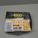 TIHOOD 1000PCS Wooden Letter Tiles for Crafts, Wood Tiles, DIY Gift Decoration, Making Alphabet Coasters and Crossword Game