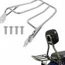 Rear Rack Accessories Replacement for Yamaha Bolt VStar 1300 950 XVS950 XVS1300 XVS13CTB XV1900 Roadliner Stratoliner Rear Cargo Luggage Pannier Rack(Chrome)