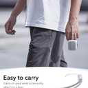 ESR for AirPods 4 Case, Compatible with AirPods 4th Generation Case (2024) (USB-C), Compatible with MagSafe, Drop Protection Cover with Lanyard, Magnetic Lid Lock, Orbit Hybrid Series, White