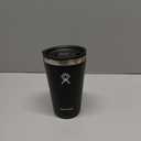 Hydro Flask All Around Tumbler Press-In Lid, Insulated Travel Mug, Stainless Steel Coffee Cup 16 Oz Black