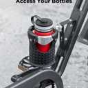 KEMIMOTO Super73 Cup Holder PU Leather Compatible with Super73 Under Seat Drink Holder Super 73 Accessories Black