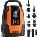 Electric Paddle Board Pump, 50PSI High Pressure Portable SUP Air Pump with Auto-Off and Deflation Function, 12V DC Car Connector for Stand Up Paddle Boards, Car Tires, Boats, Kayaks (big)
