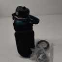 Vacuum Insulated Water Bottle 40oz - with Straw & Spout Lids, Paracord Handle, Shoulder Carrier Bag, Sport Stainless Steel, Double-Wall Metal Water Bottle Thermo Hydro Mug Flask (Indigo Black Gradient)