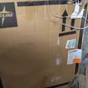 Medline Comfortable Folding Wheelchair with Swing-Back Desk-Length Arms and Swing-Away Footrests, 16" W x 16" D Seat