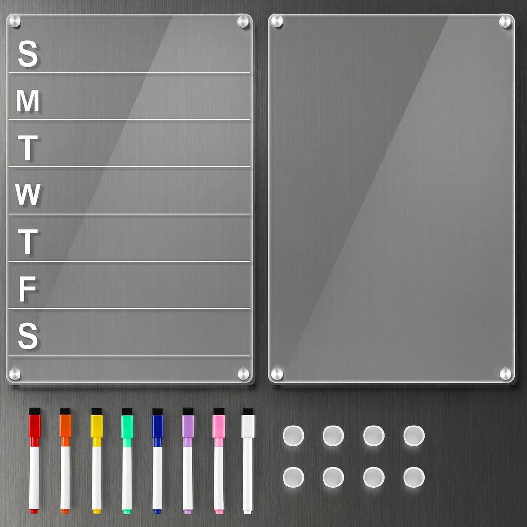 2 Pack Magnetic Dry Organizer and Planner