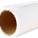 Yizhily Seamless Photo Photography Background Paper Backdrop Paper Roll for Photoshoot and Videos, 82" x16', Arctic White