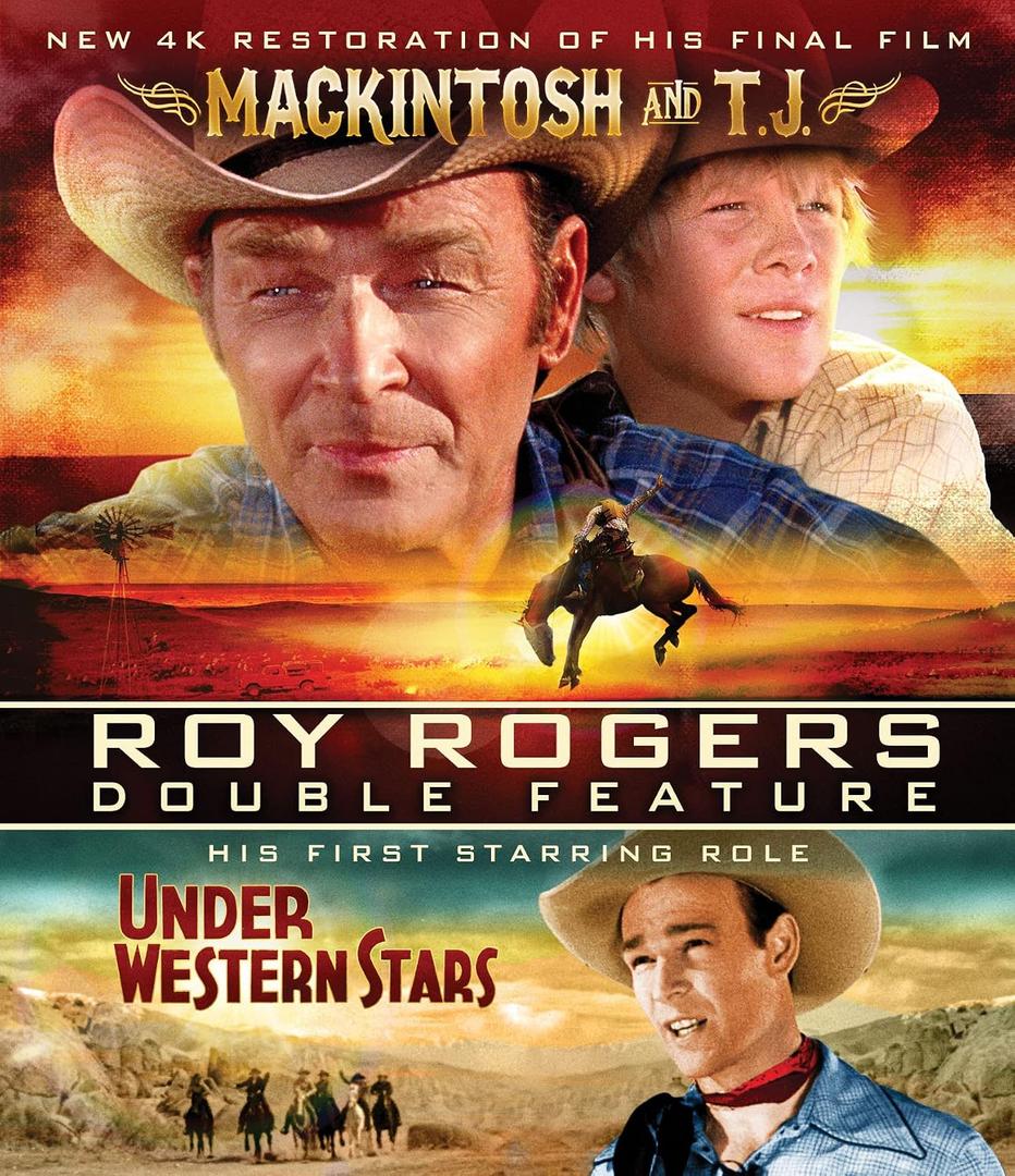 Roy Rogers - His First & Last Double Feature: Under Western Stars + Mackintosh & T.J. (2-Disc Collector's Set) - Blu-ray