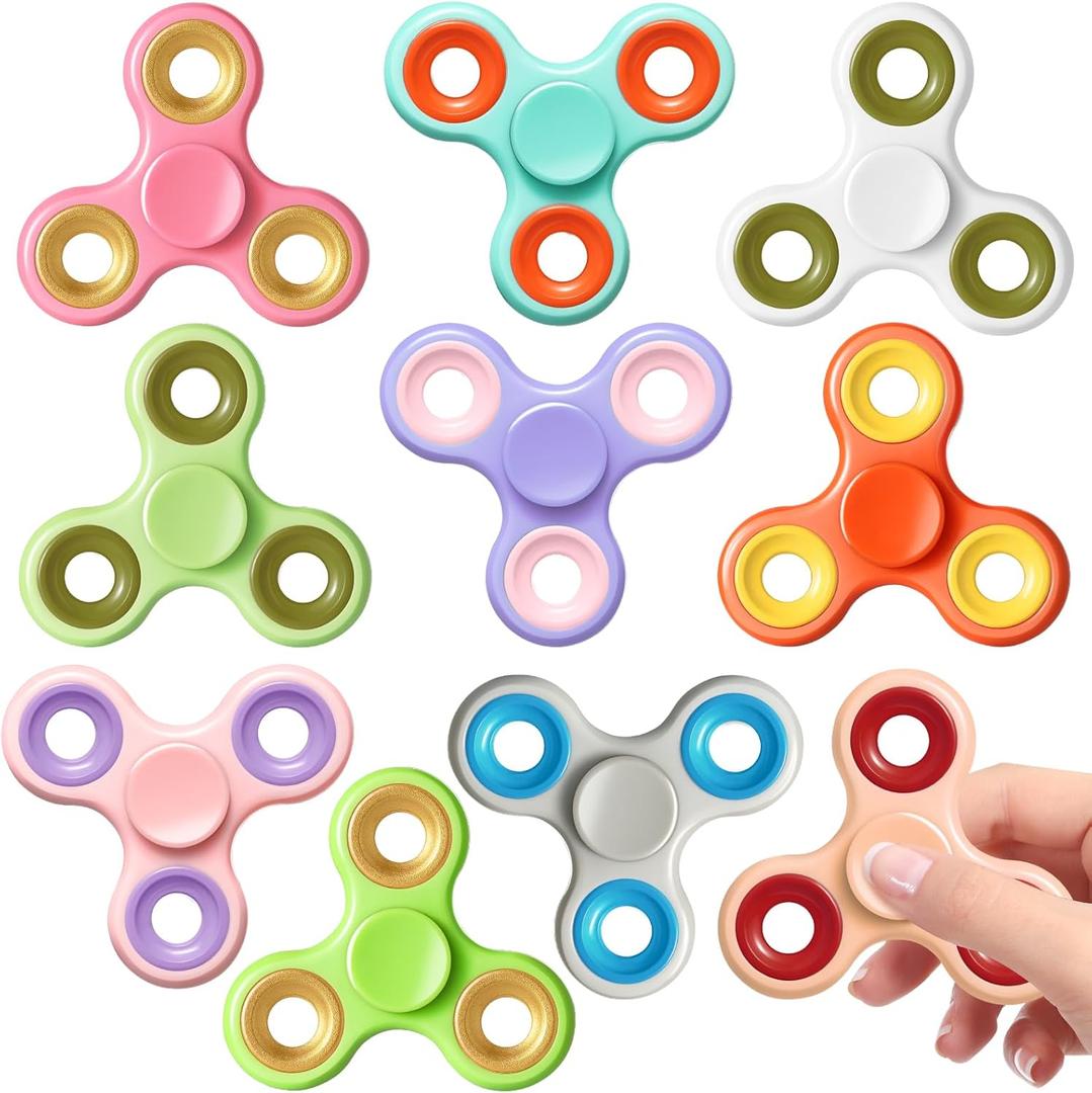 Gigilli Fidget Spinner for Kids 12 Pack, Sensory Fidget Toys Bulk for Girls Boys, Fidget Spinners Party Favors for Kids 4-8-12, Classroom Exchange Prizes Birthday Gifts