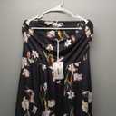 GRACE KARIN Women Strapless Dress Casual Loose Ruched Long Maxi Dress with Pockets (Floral Black)