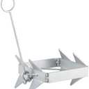Boat Anchor 13LBS/19LBS/25LBS, Hot-Dipped Galvanized Folding Anchor, Boat Slide Cube Anchor (Box Style) Suitable for 24/20-30/30-40 Pontoon, Fishing and Bass Boats