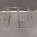 STORi Stackable Clear Plastic CD Organizer with Rubber Feet | Rectangular Jewel Cases Holder Perfect for Theatre Room | Holds up to 30 CD Cases | Made in USA