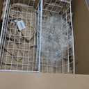 Chest Freezer Baskets 20.5 Inch, Chest Freezer Organizer Bins Metal Wire Storage Baskets with Hanging Handles for Deep Freezer, Set of 2