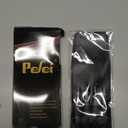 Pefei Tweezers Set - Professional Stainless Steel Tweezers for Eyebrows - Great Precision for Facial Hair, Splinter and Ingrown Hair Removal (Black)