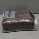 100% Blackout Shield Linen Blackout Curtains for Bedroom 90 Inches Long,Back Tab/Rod Pocket Living Room Drapes,Thermal Insulated Textured Blackout Curtains 2 Panels Set,50" W x 90" L,Linen Brown