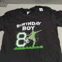 8th B-Day Soccer Sport Lover Theme 8 Year Old Birthday T-Shirt, (Small, Black)