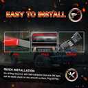 OJJ 2026 New Light LED Bar Signal Break Reverse,60 Inch LED Tailgate Light Bar Strip,Turn Signal Strip, Red & Amber Sequential Lighting, Waterproof Flexible Tailgate Light (60in)