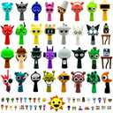 Mini Character Figures Set – Colorful Cartoon Creatures, Collectible Phase 1 & 2 Action Figures, Kids Mini Toys Set (28 Pieces)