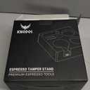 54mm Espresso Tamping Station V3 Walnut Portafilter Holder Espresso Organizer for Breville Machines with Tamper Holder, Distributor Slot, and Multi Accessory Storage