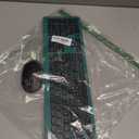 Wireless Keyboard and Mouse Combo, Full Size Slim Thin Cordless Keyboard Mouse with Numeric Keypad, Quiet Computer Keyboard Mice Set 2.4G Stable Connection Adjustable DPI (Green)