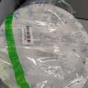 50Pcs Christmas Oval Paper Plates, 10 x 12 Inch Blue and White Winter Snowflake Paper Plates Frozen-theme Wonderland Party Decorations for Winter Holiday Birthday Party Supplies