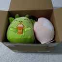 Squishmallows Original 5-Inch Halloween 4-Pack  Gabin Pumpkin Axolotl, Fitzy Goblin Holding Latte, Malcolm Bat Mushroom, Ms. K Purple Clown  Official Jazwares Plush (Little)