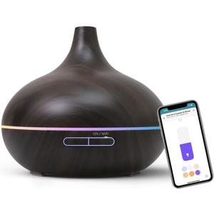 Meross Smart WiFi Essential Oil Diffuser Works with Apple HomeKit & Alexa, Ultrasonic Aromatherapy Diffuser & Mist Humidifier with Voice & APP Remote Control, Schedule & Timer, RGB Light Meross Smart WiFi Essential Oil Diffuser Works with Apple HomeKit & Alexa, Ultrasonic Aromatherapy Diffuser & Mist Humidifier with Voice & APP Remote Control, Schedule & Timer, RGB Light