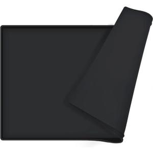 Dog Food Mat,Silicone Waterproof Food Tray,Non Slip Pet Bowl Mats Placemat,1" Raised Edge,Suitable for Most Small and Medium Sized Pets,32" x 24"